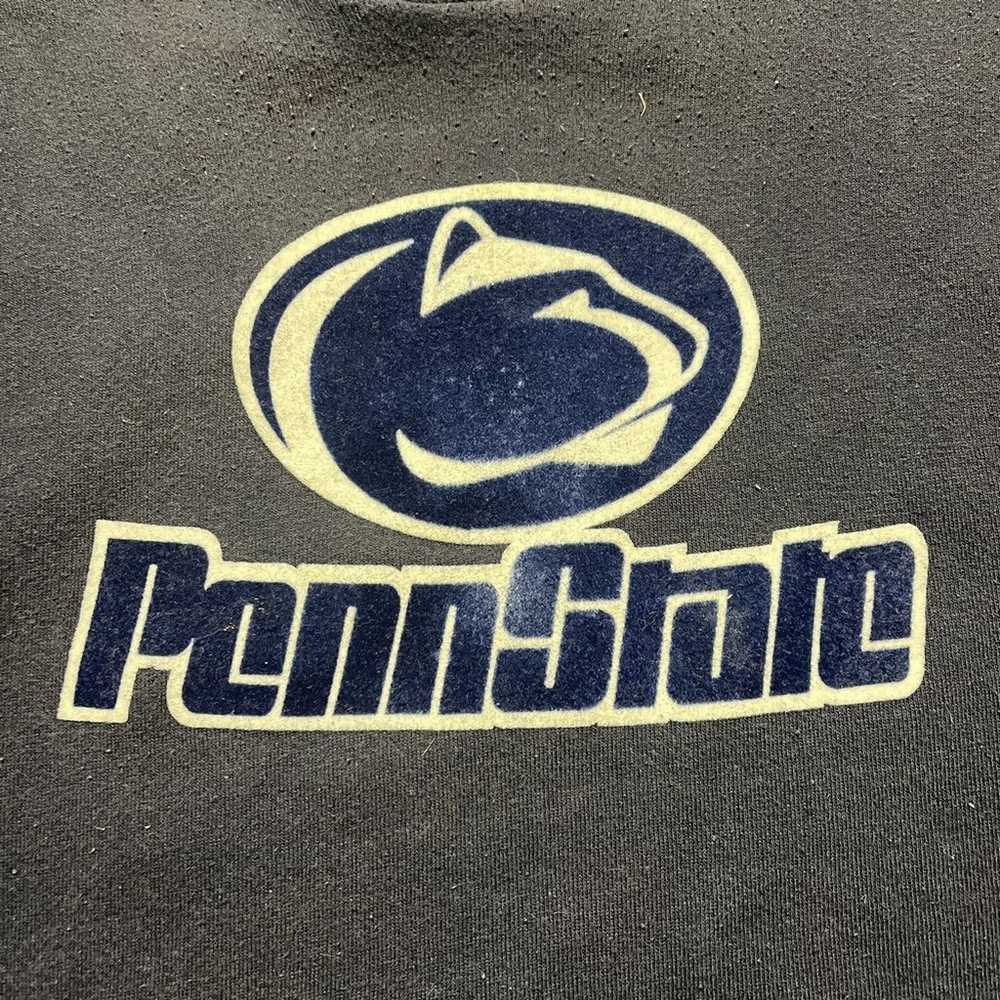 Vintage 80s Penn State University Russell Navy Sw… - image 2