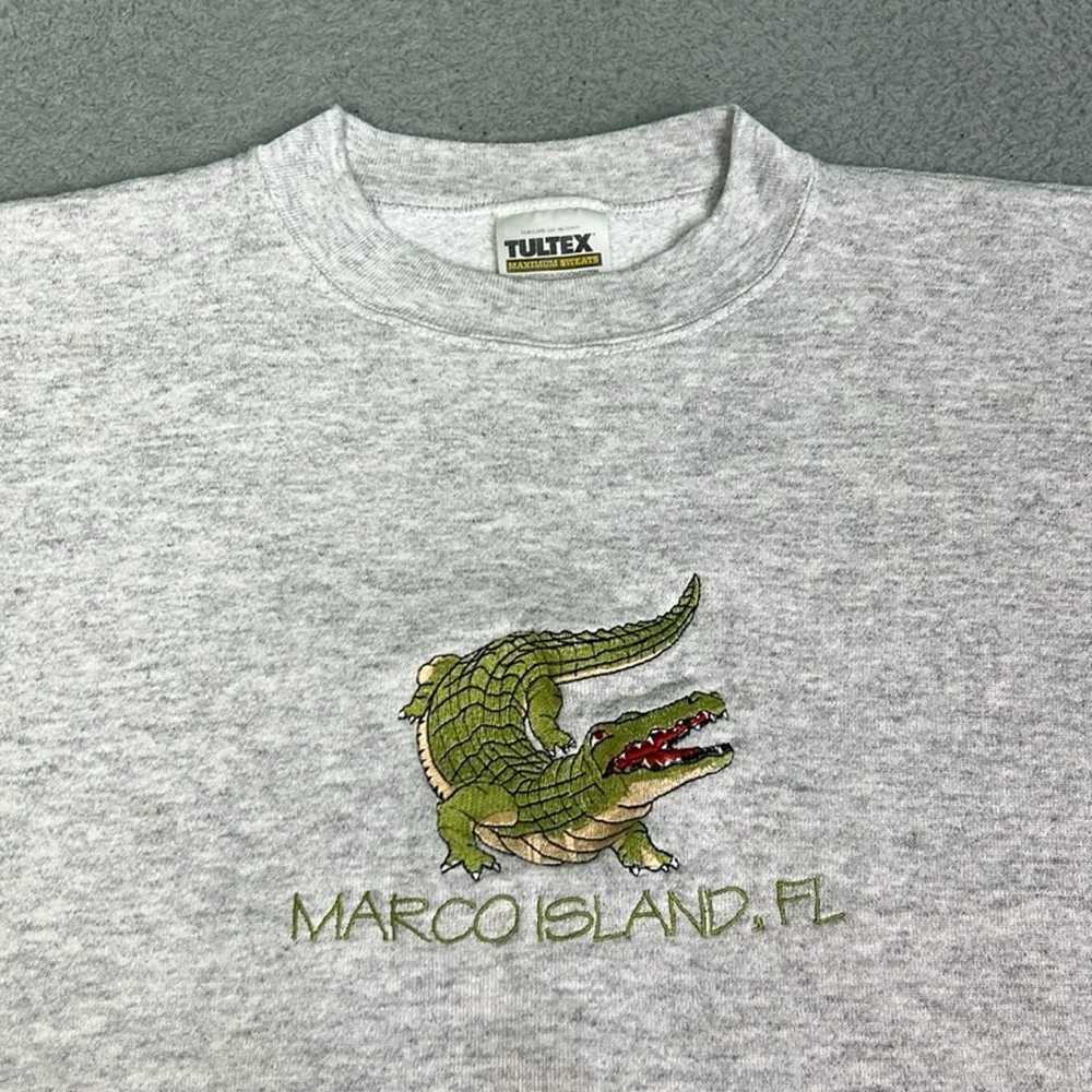 Vintage Florida Crocodile Crewneck Sweater - image 2