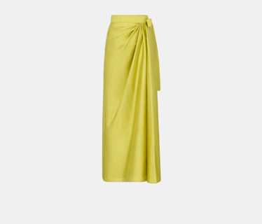 Dior o1bcso1str0524 Warp Skirt in Yellow - image 1