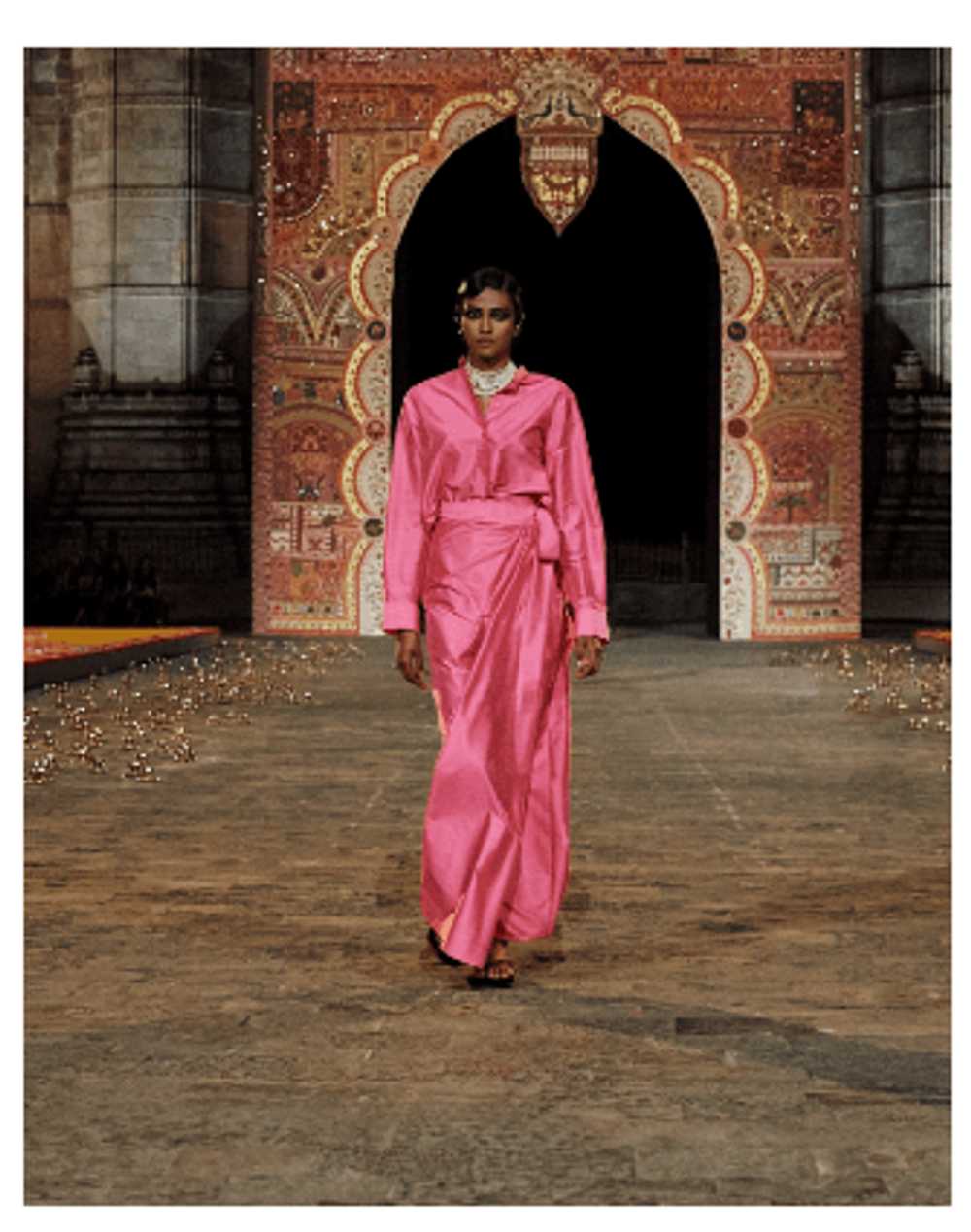 Dior o1bcso1str0524 Warp Skirt in Pink - image 4