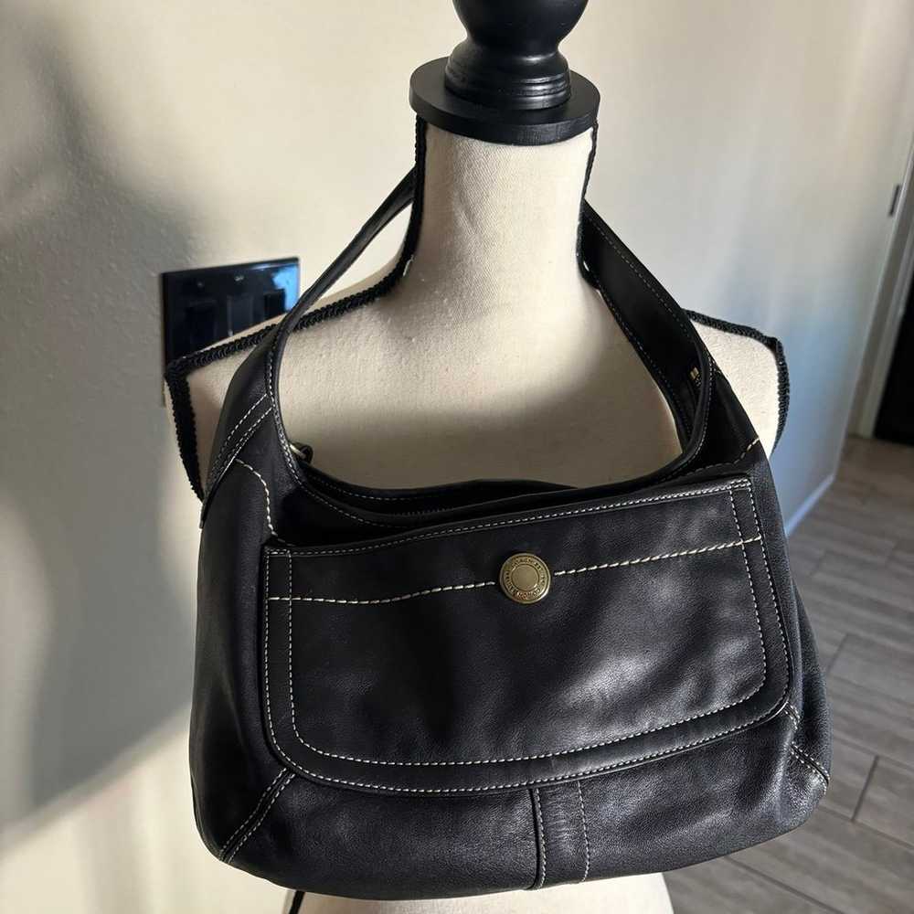 Vintage coach shoulder bag - image 4