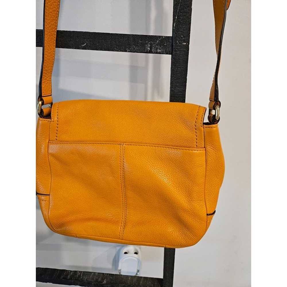 Vintage Coach Turn Lock Orange  Crossbody Bag - image 4