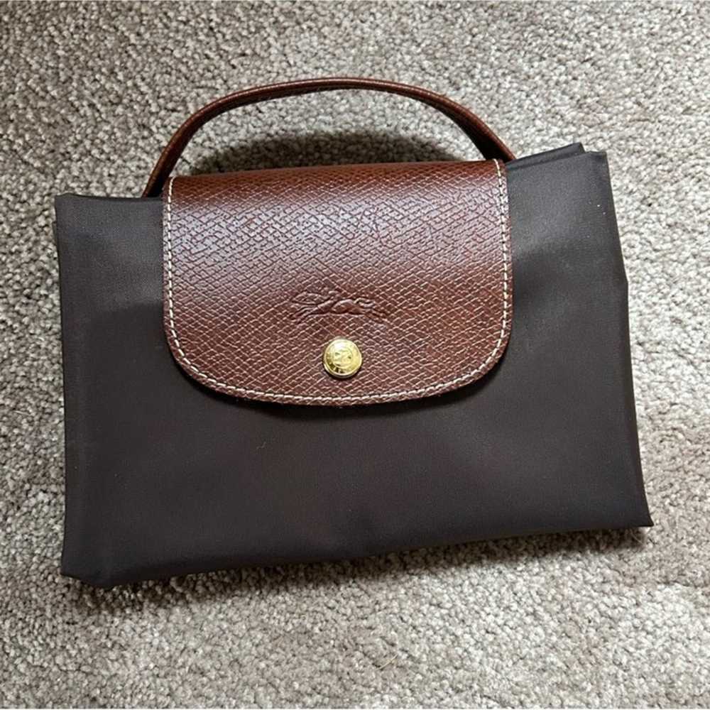 NWOT foldable Longchamp tote/laptop bag - image 1