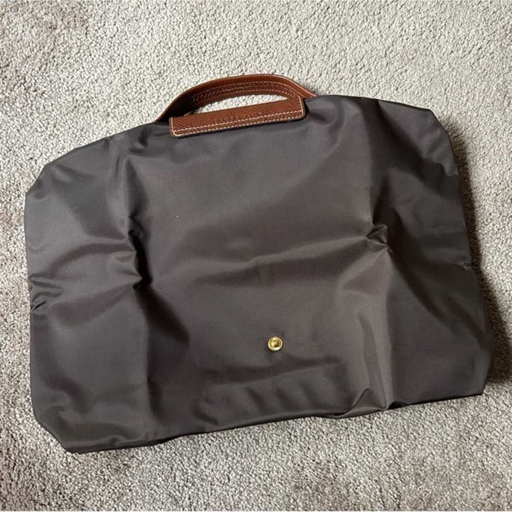 NWOT foldable Longchamp tote/laptop bag - image 3