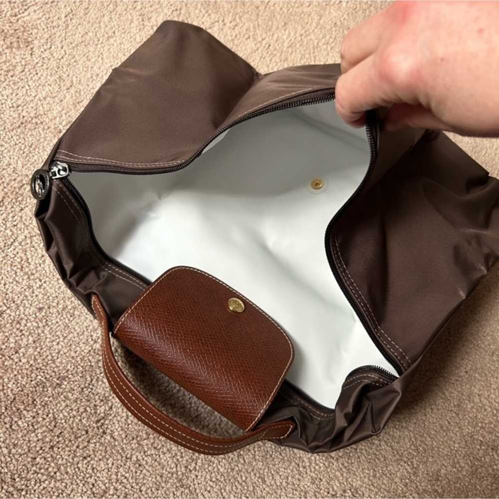 NWOT foldable Longchamp tote/laptop bag - image 4