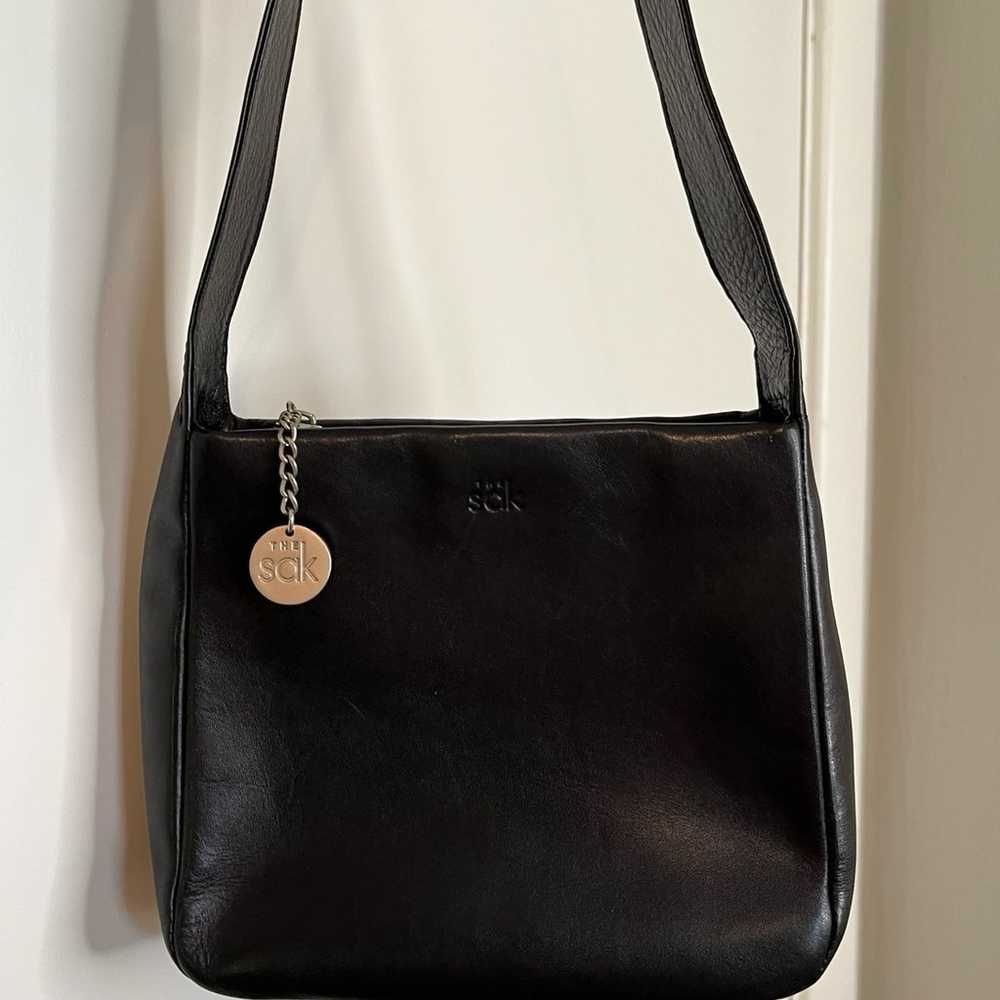 The Sak Genuine Leather Small Black Shoulder Bag - image 3