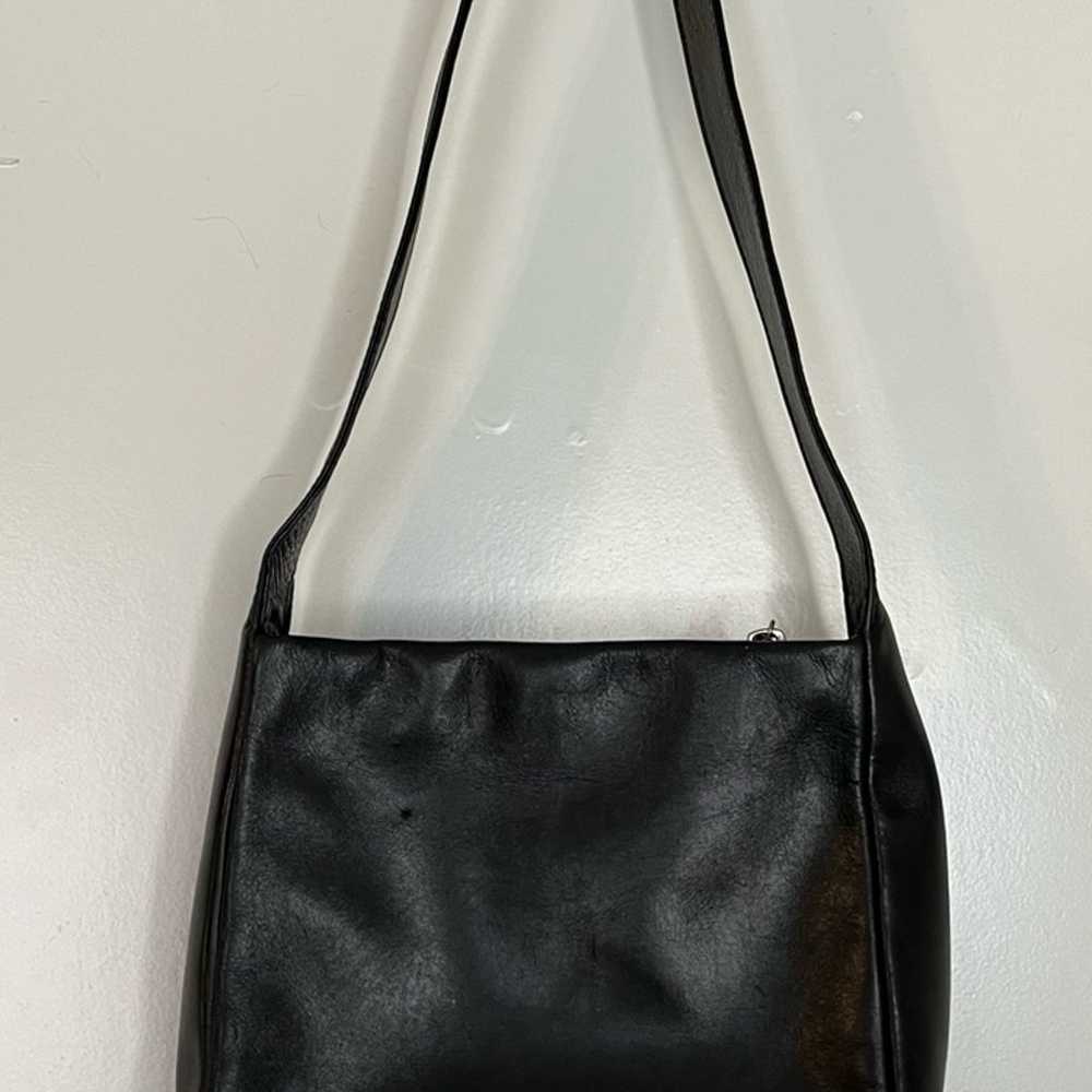 The Sak Genuine Leather Small Black Shoulder Bag - image 4