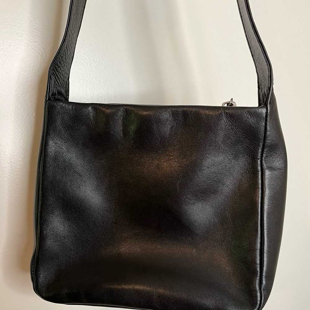The Sak Genuine Leather Small Black Shoulder Bag - image 5