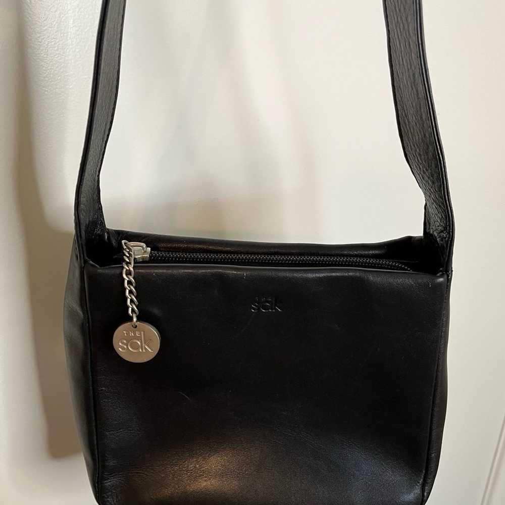 The Sak Genuine Leather Small Black Shoulder Bag - image 6