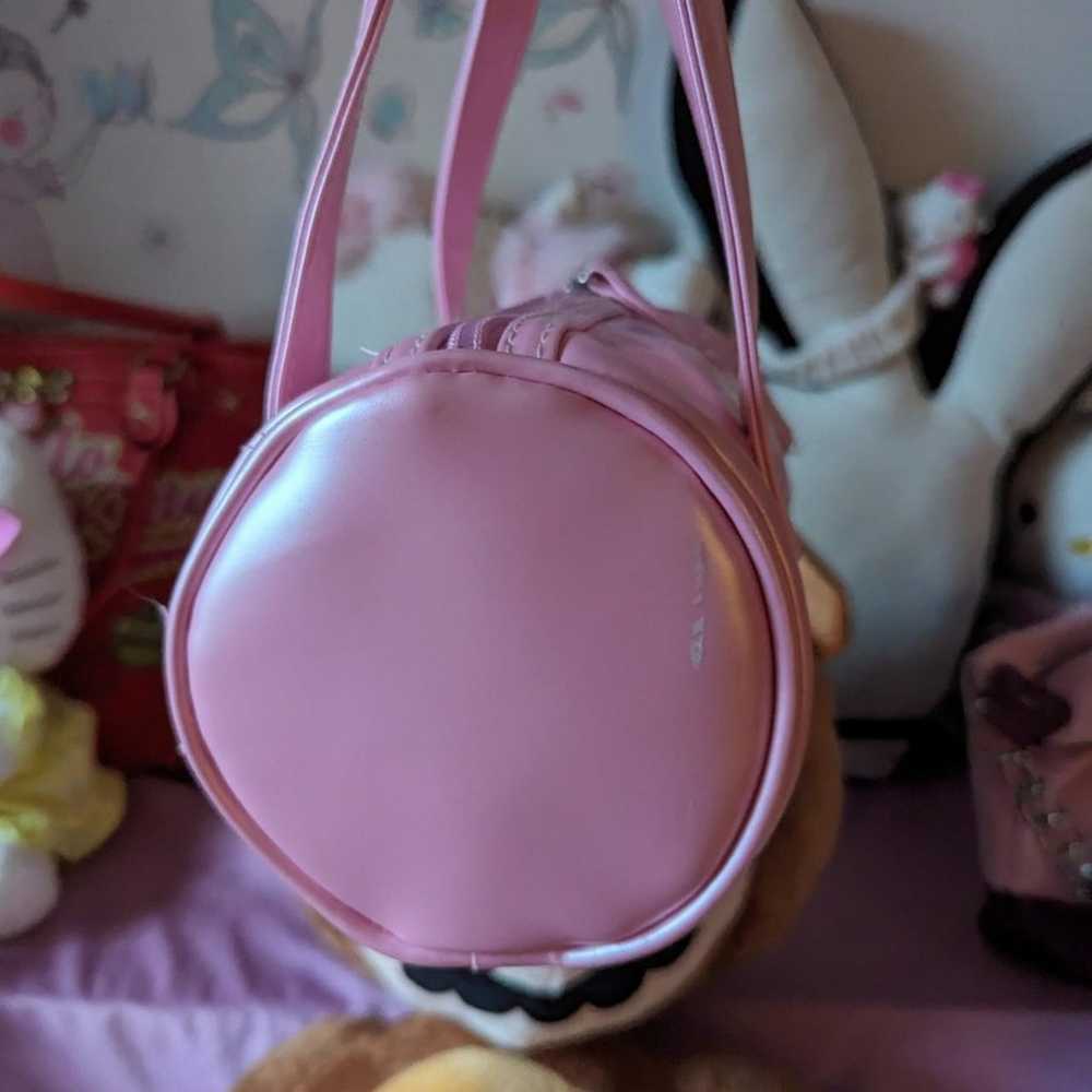 hello kitty barrel purse pink - image 7