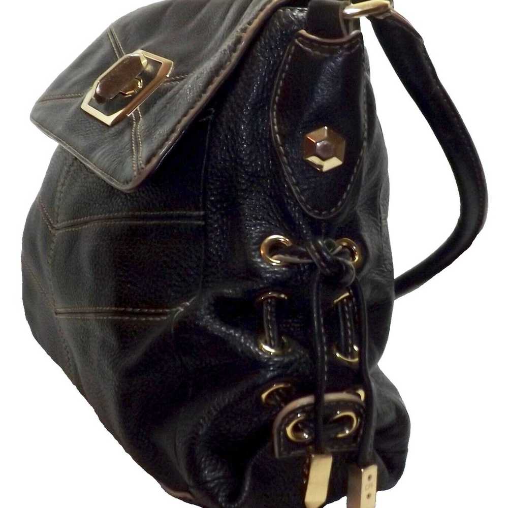 OrYANY Black Pebble Large Leather Hobo Shoulder B… - image 7