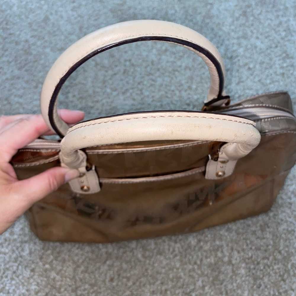 GUC Michael Kors rose gold hangbag, purse, tote b… - image 5