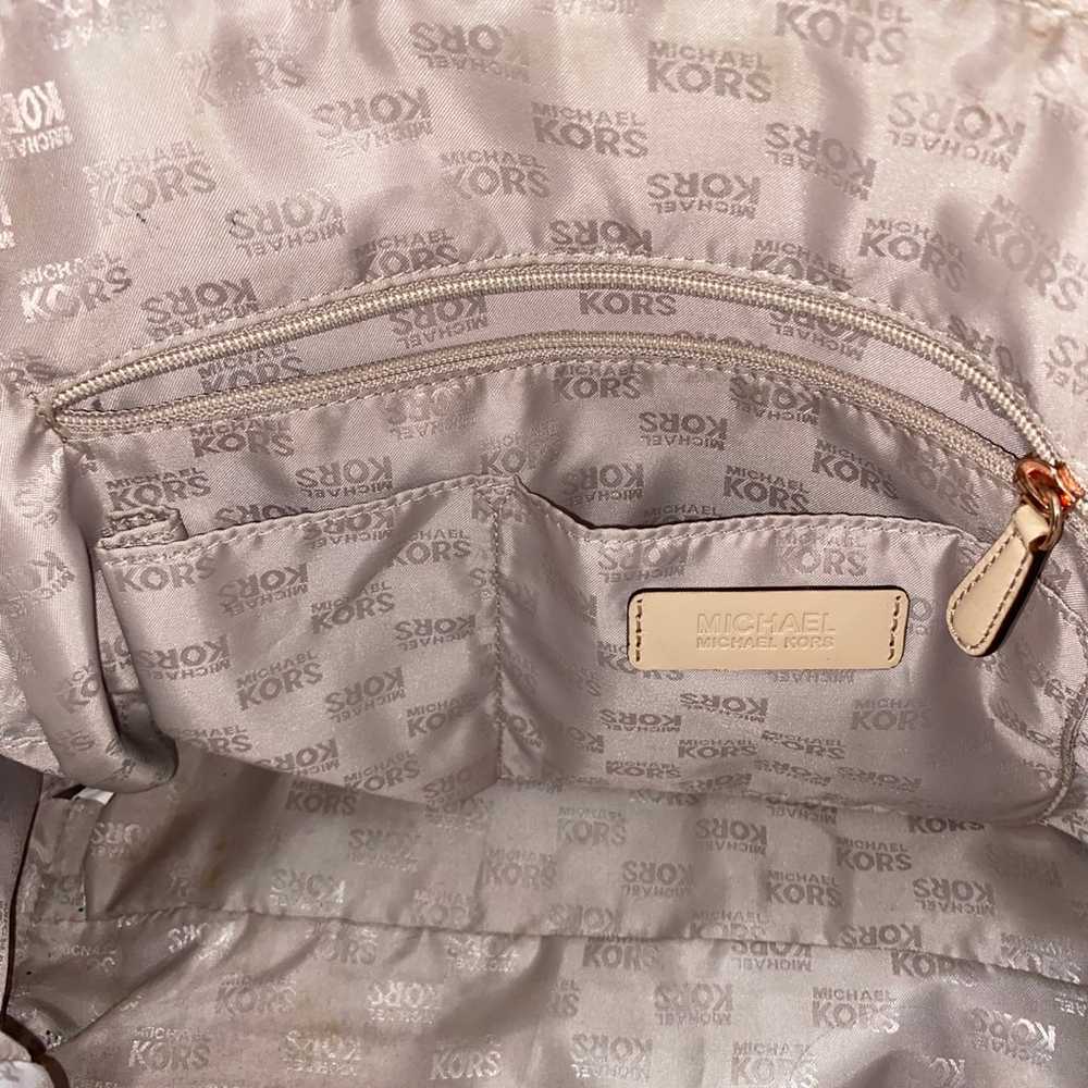 GUC Michael Kors rose gold hangbag, purse, tote b… - image 7
