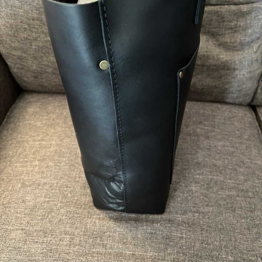 Portland Leather Goods Smooth Black Full-size Cro… - image 4