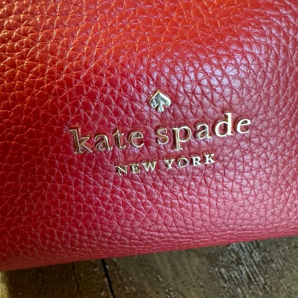 Kate Spade New York Red Curran Large Zippy Boho P… - image 6
