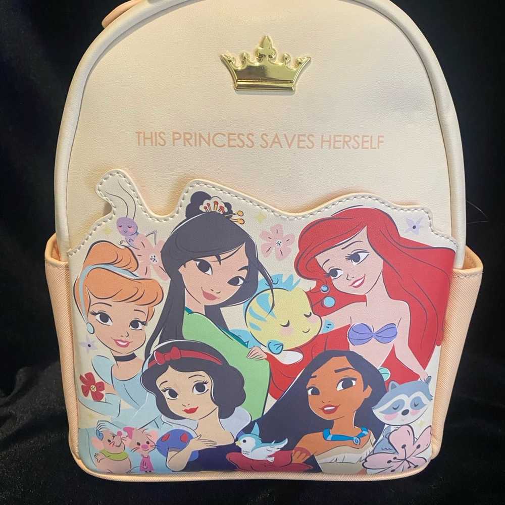 Loungefly Disney Princess Saves Herself Backpack - image 1