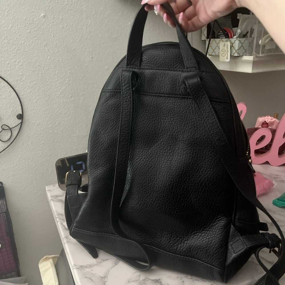 Michael Kors Black Leather Backpack - image 5