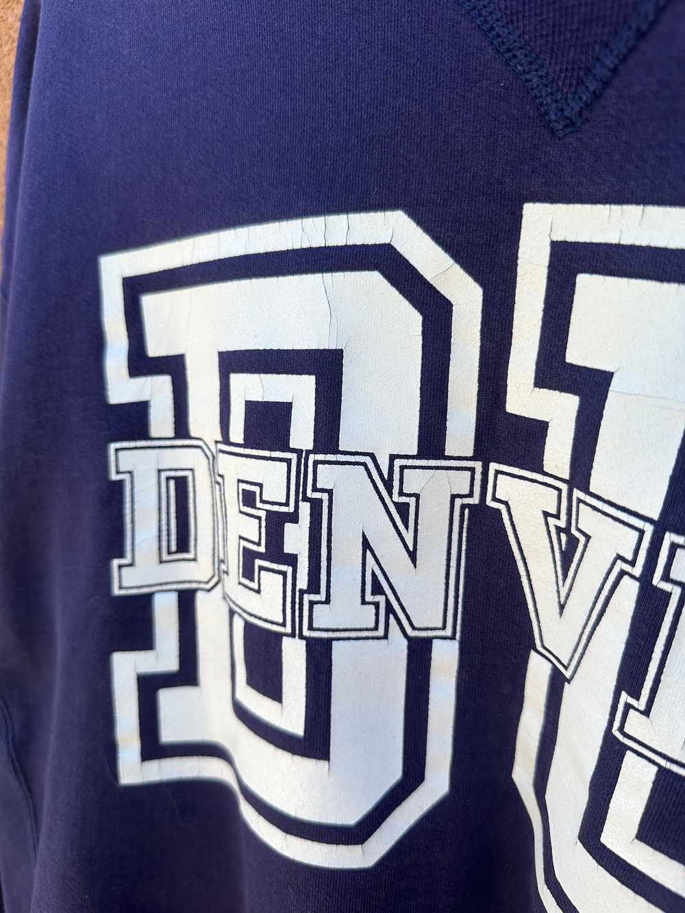 90's DU Denver Navy Sweatshirt - image 2