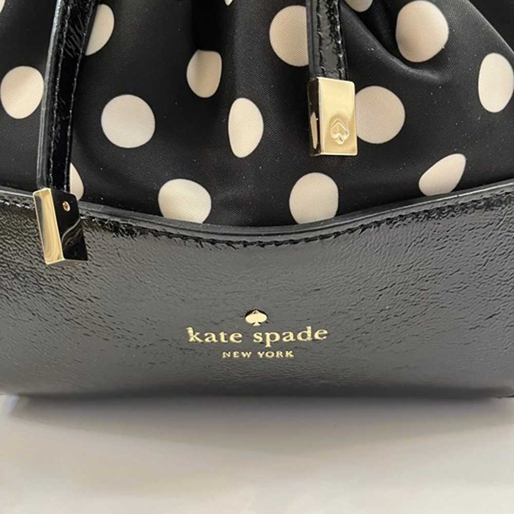 Kate Spade Polka Dot/ Bow Bucket Crossbody Bag - … - image 9