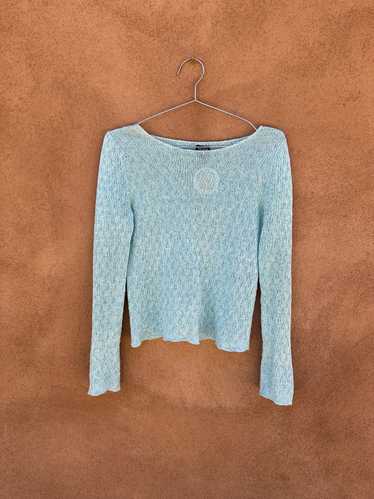 Light Blue Eileen Fisher Sweater - Linen