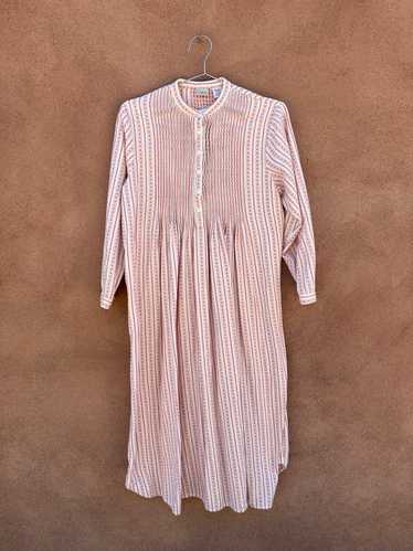 L.L.Bean Long Sleeve Cotton Flannel Nightgown