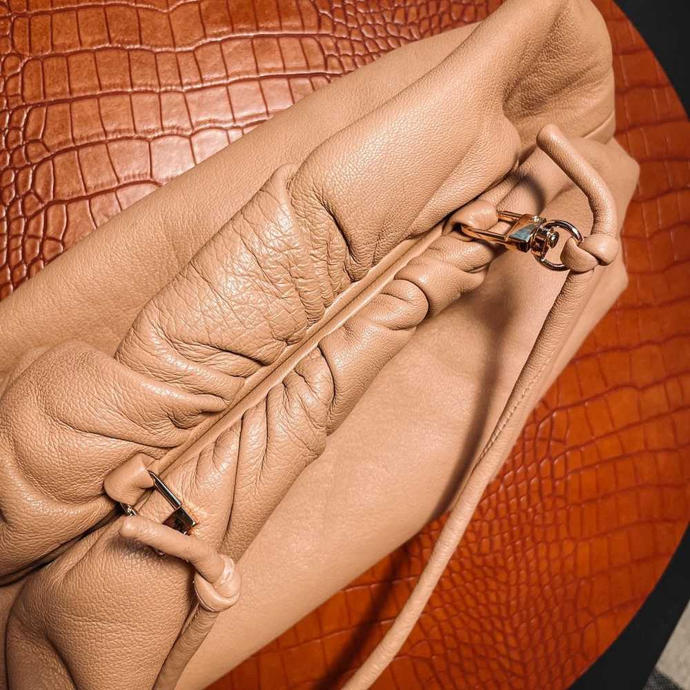 Genuine Leather Hand Crafted Dumpling Bag Purse C… - image 5