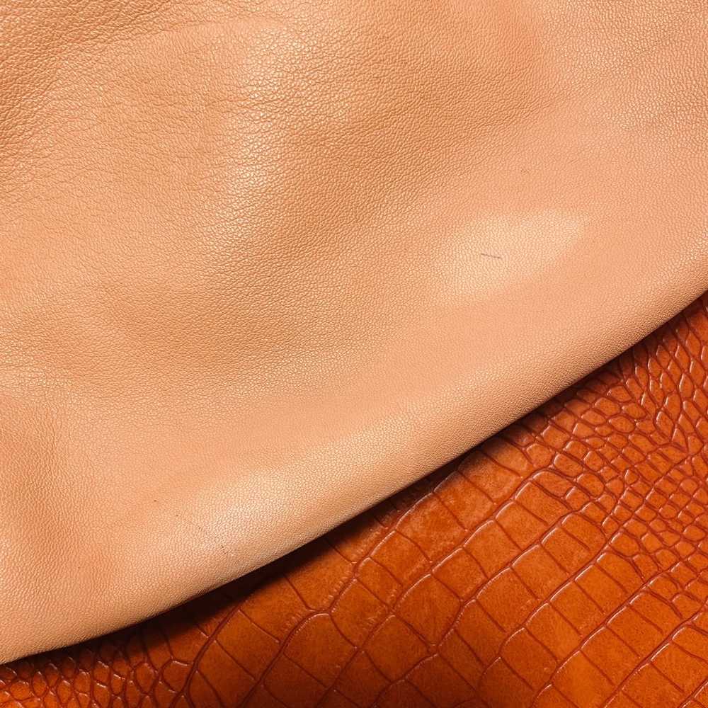 Genuine Leather Hand Crafted Dumpling Bag Purse C… - image 8