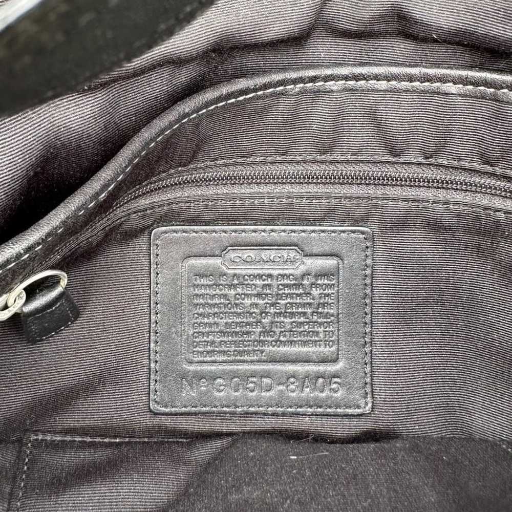 Coach Y2K leather shoulder bag - image 6