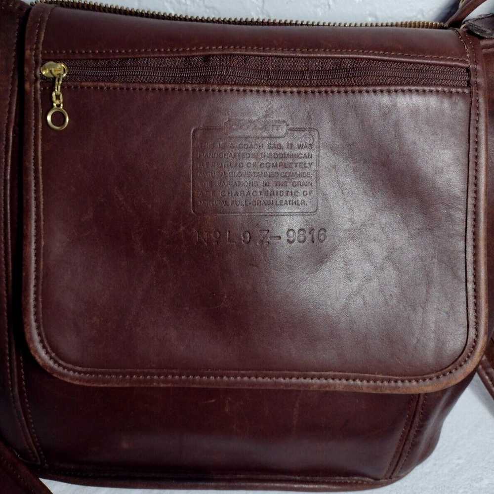 Vintage Coach 9816 Legacy Slim Brown Leather Buck… - image 2