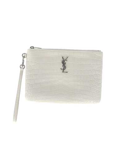 Product Details Saint Laurent Zip Pouch in White C