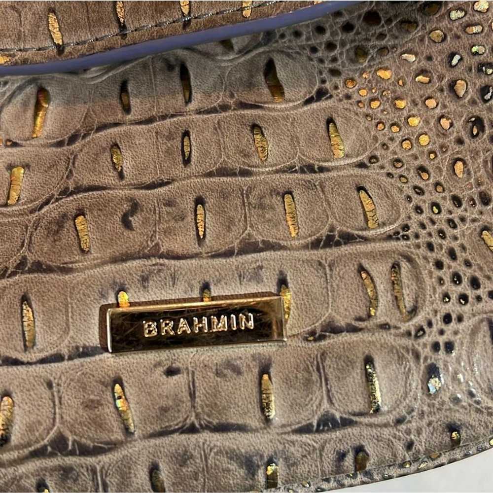 Brahmin CrossBody Bag Brown & Gold - image 3