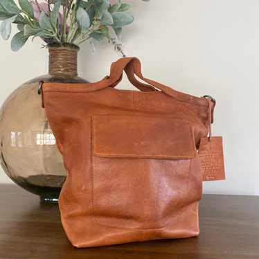 Latico Leather Bianca Crossbody Bag in Cognac - image 1