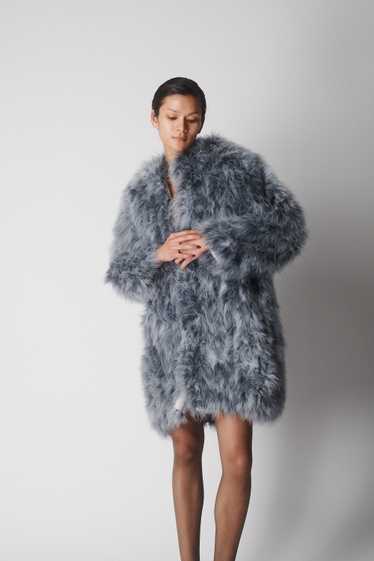 YSL Ostrich Feather Coat