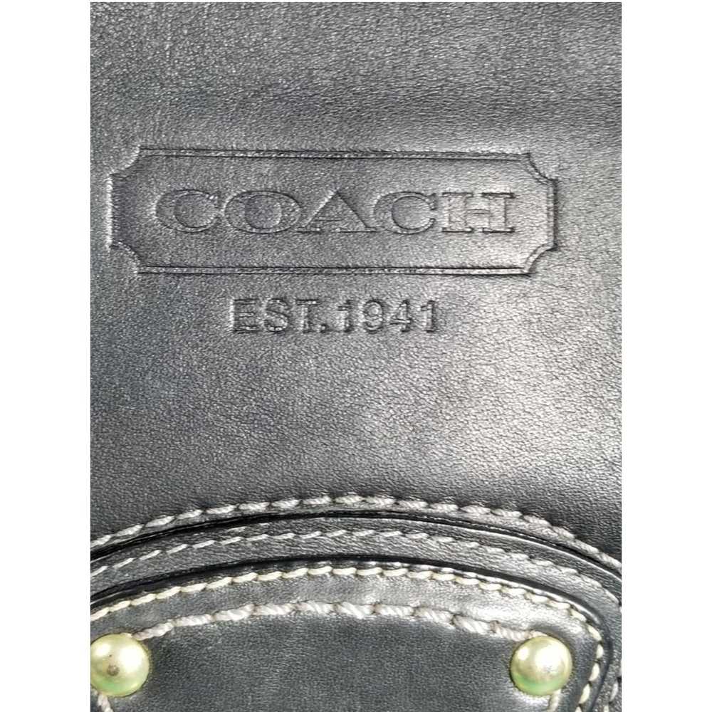 Vintage Coach 65th Anniversary Black Leather Shou… - image 9