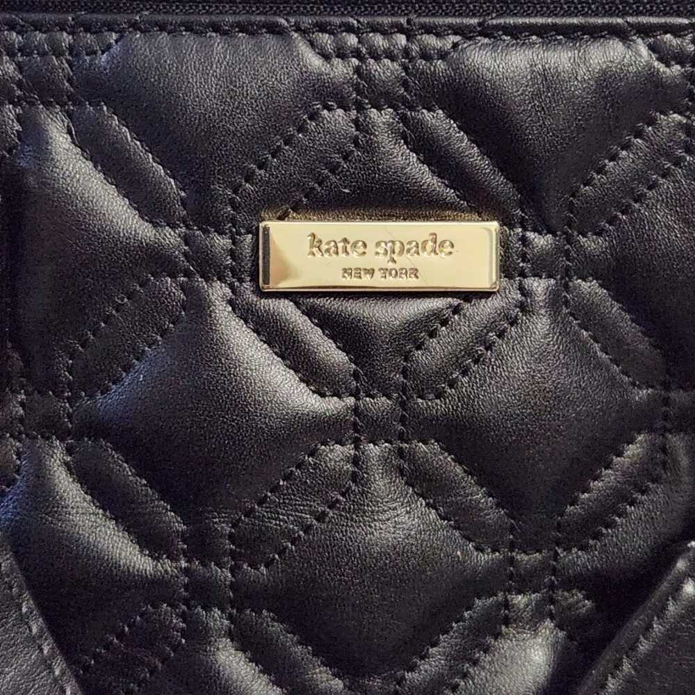 Kate Spade Quilted black leather crossbody bag - image 12
