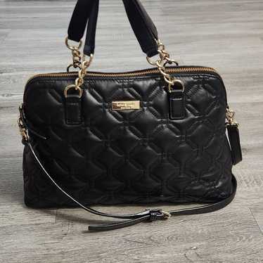 Kate Spade Quilted black leather crossbody bag - image 1