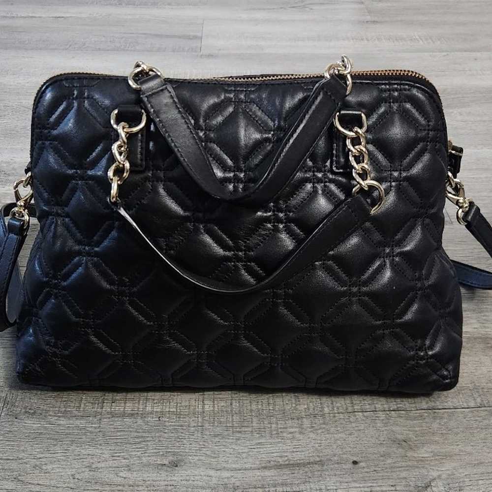 Kate Spade Quilted black leather crossbody bag - image 3