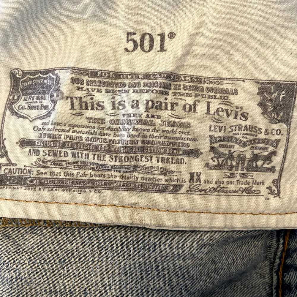 Levi's Levi's 501 Original Fit 100% Cotton Stone … - image 3