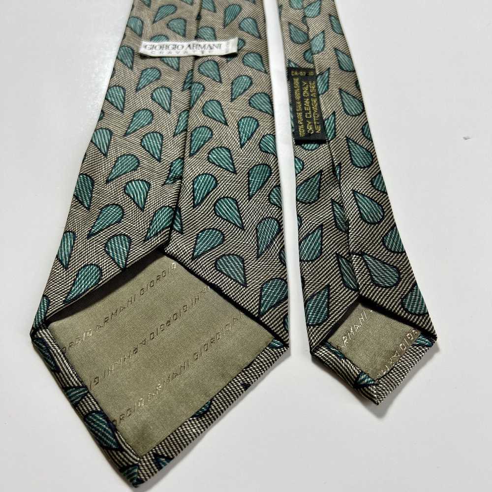 Giorgio Armani Giorgio Armani Mens Tie Vintage Gr… - image 2