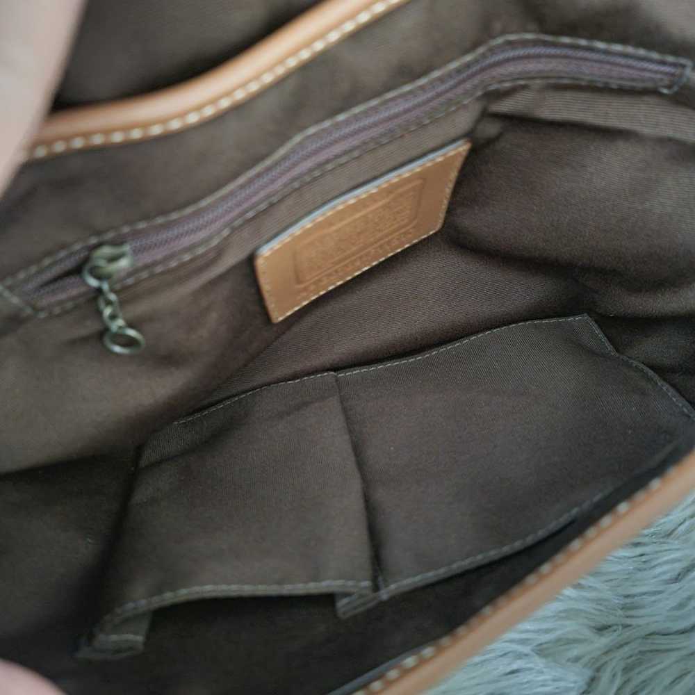Rare vintage Coach boho studded shoulder bag hobo… - image 8