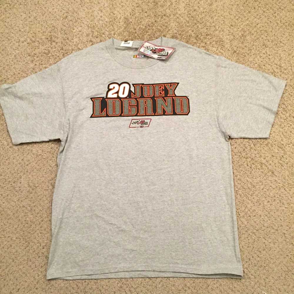 NASCAR Nascar T Shirt Mens XL Joey Logano # 20 Gr… - image 1