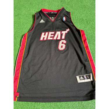 Adidas Lebron James Miami Heat Kids Jersey Black … - image 1