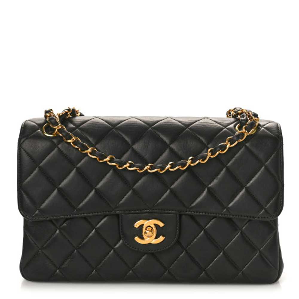CHANEL Lambskin Quilted Medium Double Sided Flap … - image 1