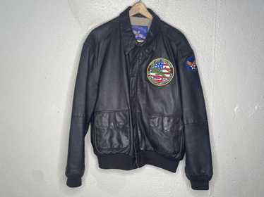 Vintage MENS VINTAGE 50'S 60'S MILITARY NAVY LEAT… - image 1