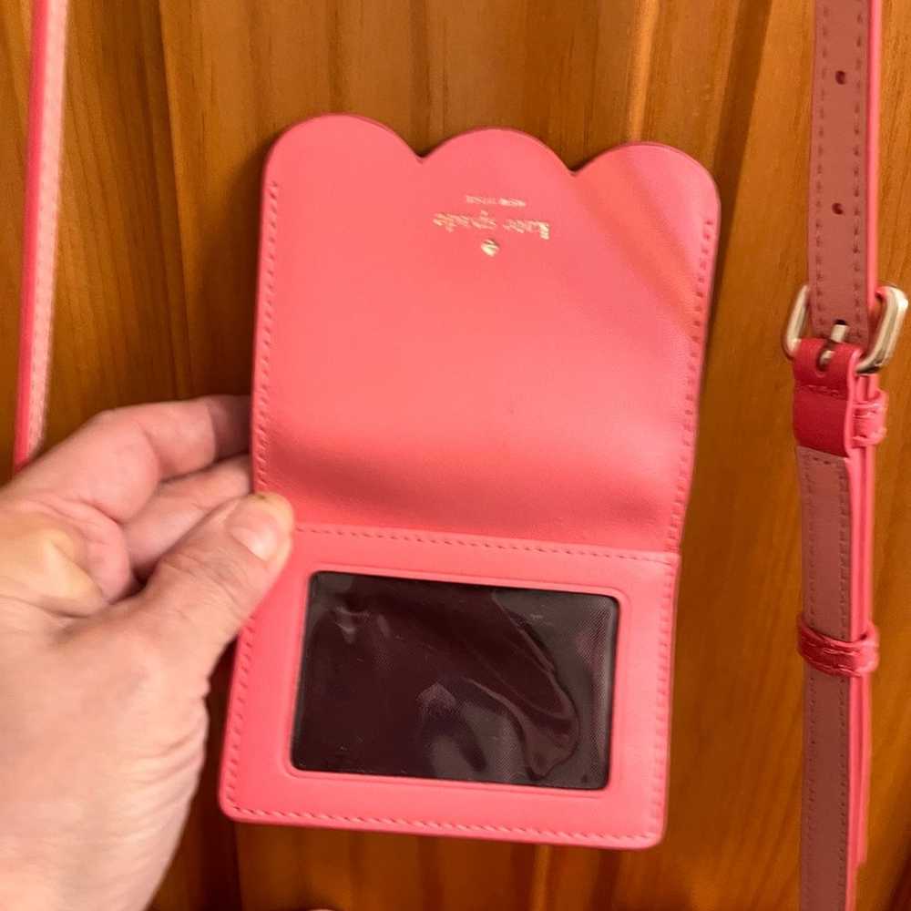 Kate Spade leather bag and card/coin purse w/key … - image 10