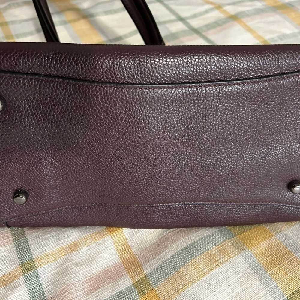 NWOT Coach Edie purple handbag shoulder bag - image 7