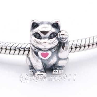 pandora Authentic Pandora Lucky Cat Charm - 790989