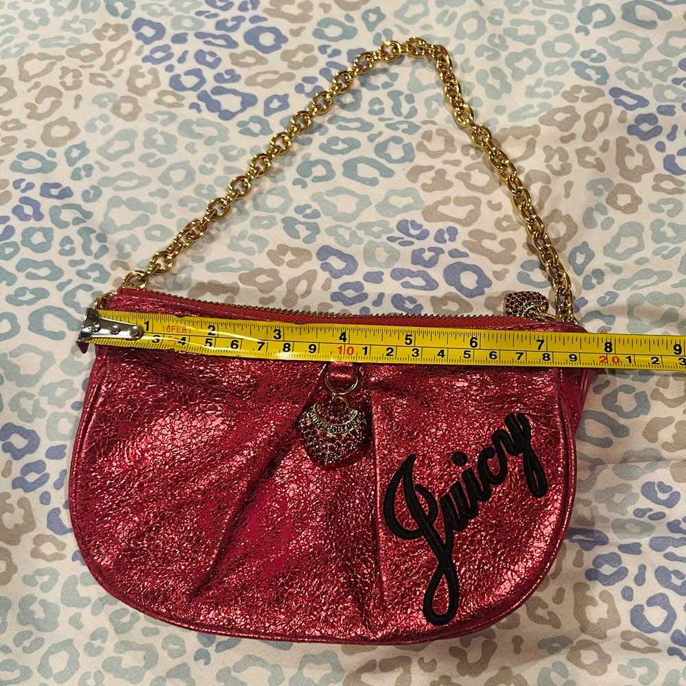 Vintage Pink Small Juicy Couture Purse Handbag Mi… - image 12