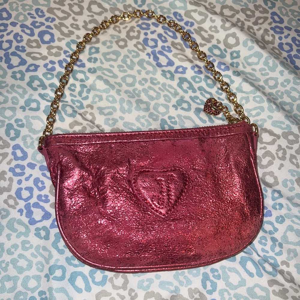 Vintage Pink Small Juicy Couture Purse Handbag Mi… - image 2