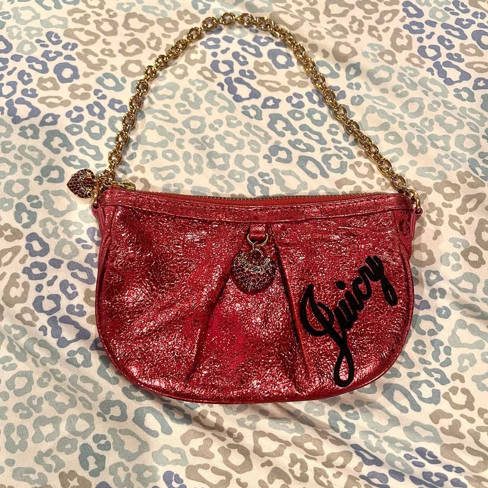 Vintage Pink Small Juicy Couture Purse Handbag Mi… - image 4